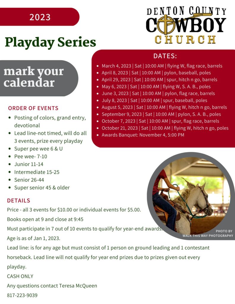 A page of information about the playday series.